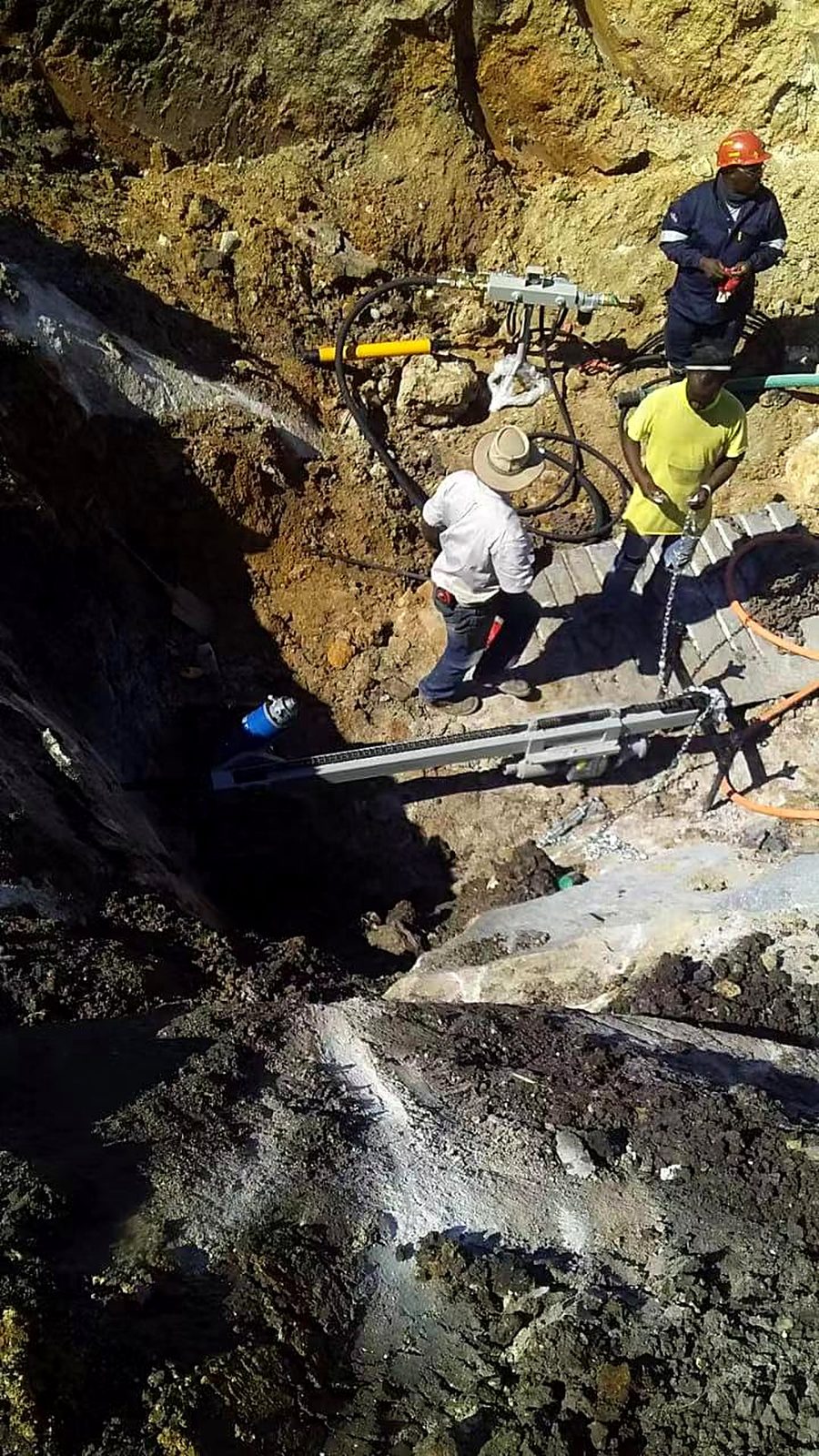DTH Drilling at Impala Granite Quarry