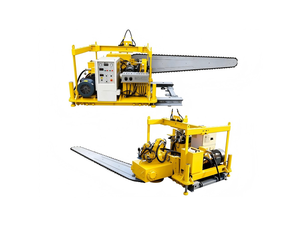 Chain Saw Machines &mdash; rail-type chain sawing, typically for marble