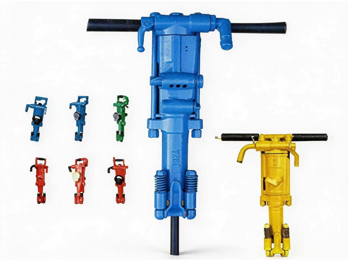 Hand-Held Jack Hammers &mdash; pneumatic hand-held drilling and splitting for secondary work